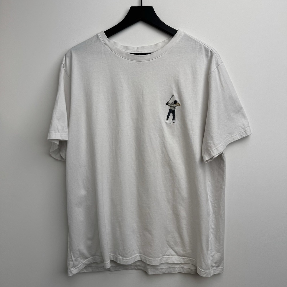 Eastside Golf Shirt XXL White Be Authentic Embroidered Logo‎ Short Sleeve